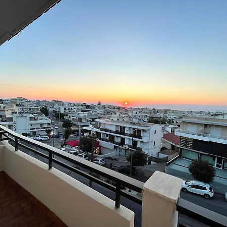 Daire Elegant Spacious Apartment In Rhodes With Balcony