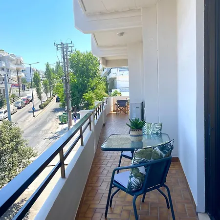 Elegant Spacious Apartment In Rhodes With Balcony *